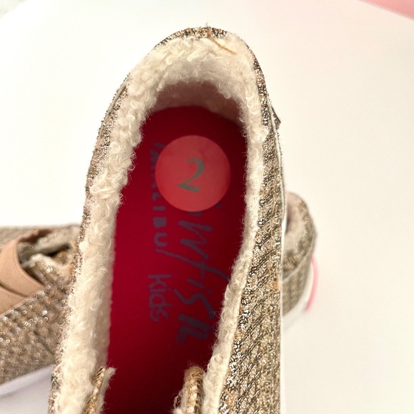 Brand new Blowfish Malibu kids size 2 gold flats - Picture 6 of 9